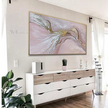 Carica l&#39;immagine nel visualizzatore della Galleria, Modern Popular Abstract Decorative Painting Handmade Oil Painting On Canvas Wall Art Light Luxury Aesthetic Mural For Home Hotel