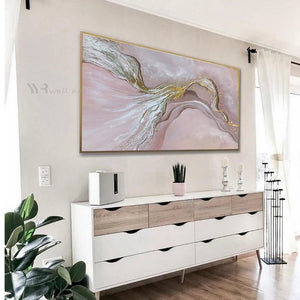 Modern Popular Abstract Decorative Painting Handmade Oil Painting On Canvas Wall Art Light Luxury Aesthetic Mural For Home Hotel