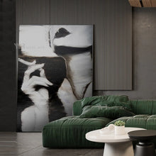 Carica l&#39;immagine nel visualizzatore della Galleria, New 100% Hand Painted Oil Painting Wall Art Canvas Lonely Woman Light Luxury Decorative Mural for Living Room Bedroom Bar Hotel