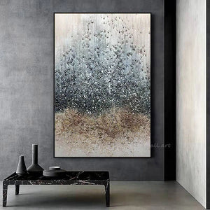 Handmade Art Abstract Texture Oil Painting Nordic Modern Acrylic Canvas Decorative Mural Living Room Bedroom Aisle Custom Poster