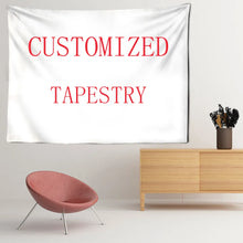 Cargar imagen en el visor de la galería, Tapiz decorativo de fondo personalizado, tapiz de pared Hippie bohemio con Mandala personalizado, tapiz de decoración del hogar personalizado