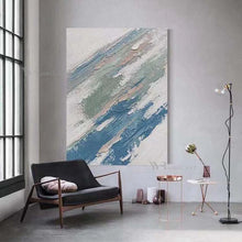 Carica l&#39;immagine nel visualizzatore della Galleria, Modern Home Abstract Art Hanging Oil Painting Handmade Canvas Wall Poster Texture Mural For Living Room Bedroom Restaurant Hotel