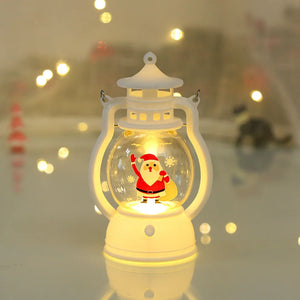 LDHLM Lampada decorativa natalizia Lanterna a LED Luce Babbo Natale Decorazioni di buon Natale per la casa 2023 Regalo di Natale Navidad Noel