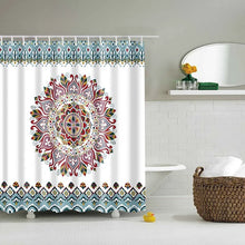 Load image into Gallery viewer, Indian Mandala Shower Curtain Flower Printed Geometric Bohemian Bathroom Curtains Shower Wall Hanging Geometric Shower Curtains