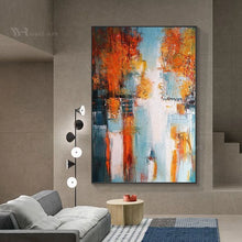 Laden Sie das Bild in den Galerie-Viewer, Wall Art Decor Oil Painting Handmade Canvas Poster Modern Abstract Aesthetics Mural Living Room Bedroom Hotel Fashion Picture