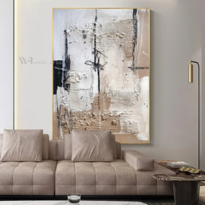 Nordic Art Mural Canvas Poster For Wall Decor Picture Handmade Oil Painting Home Aesthetics Hanging Image Living Room Bedroom