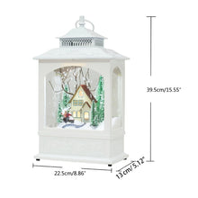 Загрузите изображение в программу просмотра галереи, Рождественский фонарь снега и ветра со светодиодной подсветкой и музыкой, сказочный ночник, украшение для дома, фестиваля, вечеринки, фон, украшение 29EF