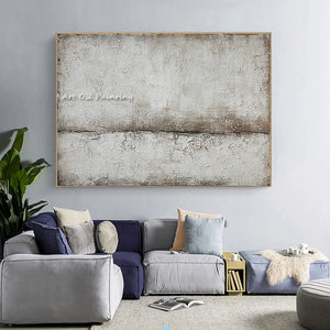 Gray abstract canvas painting modern cuadros home living room decoration canvas Handmade wall art Home Wall art