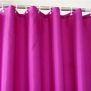 Cortinas de ducha modernas de color morado y rojo, cortina para el baño de tela impermeable de poliéster con ganchos, cubierta de baño ancha y grande para bañera y baño