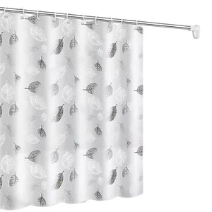 YOUZI-cortina de ducha PEVA con ganchos, ojales de Metal a prueba de herrumbre, impermeable, patrones de hojas ombré, cortina de ducha para Baño