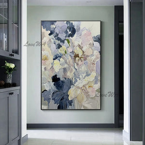 Abstract Oil Painting 100% Hand Painted Oil Paintings Wall Art Canvas Abstract Artwork Carving Art For Hotel Living Room Decor