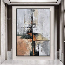 Laden Sie das Bild in den Galerie-Viewer, Wall Decor Painting Handmade Canvas Oil Painting Modern Abstract Art Hanging Poster High Quality Custom Picture For Home Hotel