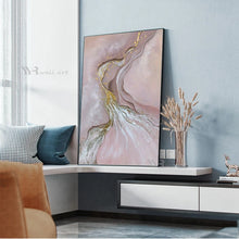 Carica l&#39;immagine nel visualizzatore della Galleria, Modern Popular Abstract Decorative Painting Handmade Oil Painting On Canvas Wall Art Light Luxury Aesthetic Mural For Home Hotel