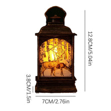 Загрузите изображение в программу просмотра галереи, Рождественский Санта-фонарь, ветровые огни, ночник, украшения, телефонная будка, портативная лампа, подарки, настольные принадлежности для вечеринок, украшение