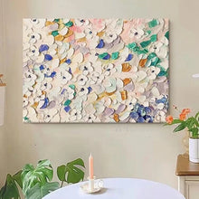 Load image into Gallery viewer, Nordic Thick Oil Full Screen Flower Handmade Oil Painting Home  Decoration For Bedroom Dining Room Living Room Decoration Mural