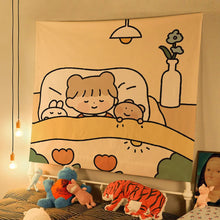 Load image into Gallery viewer, Kawaii Room Decor Tapestry Wall Hanging Bedroom Home Decoration Accessories Aesthetic Cute Girl Kids Cartoon Decoration Mural