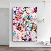 Cargar imagen en el visor de la galería, Handmade Oil Painting Abstract Wall Art Canvas Home Decoration Poster Living Room Bedroom Hotel Porch Modern Popular Large Mural