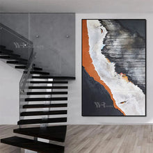 Load image into Gallery viewer, Abstract Painting Poster Nordic Gray Wall Art Picture Interior Decor Handmade Oil Painting On Canvas For Living Room Entrance