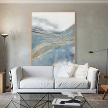 Laden Sie das Bild in den Galerie-Viewer, Abstract Decorative Drawing Handmade Oil Painting Canvas Art Hanging Picture Wall Poster Living Room Bedroom Restaurant Hotel