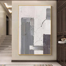 Cargar imagen en el visor de la galería, High Quality Handmade Canvas Oil Painting Modern Simple Abstract Decorative Hanging Poster Wall Art Custom Mural for Home Hotel