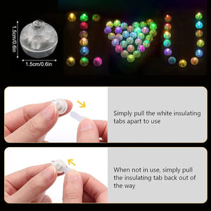 Winzige LED-Ballon-Lichter, farbig, leuchtend, blinkend, Tumbler-Licht, Mini-runde Glühkugel-Lampe für Laterne, Weihnachten, Hochzeit, Party, Dekoration