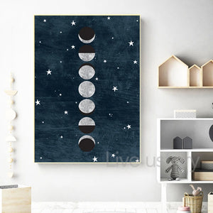 Космический плакат, настенные художественные отпечатки на холсте, мне нужно больше космической науки, художественная картина на холсте, космическое пространство, планеты, принт, постер с космосом