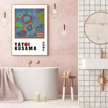 Load image into Gallery viewer, Yayoi Kusama Bird Mushroom Eye Exhibition Wall Art Canvas Painting Nordic Posters and Prints Wall Pictures for Living Room Decor