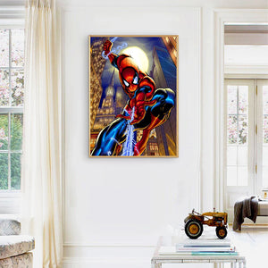 Disney Spiderman Diamond Painting Hero Cartoon Avengers 5D DIY Diamond Embroidery Mosaic Gem Puzzle Gift Home Decor