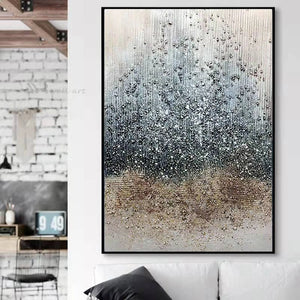 Handmade Art Abstract Texture Oil Painting Nordic Modern Acrylic Canvas Decorative Mural Living Room Bedroom Aisle Custom Poster