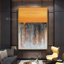 Carica l&#39;immagine nel visualizzatore della Galleria, Nordic Wall Art Decorative Oil Painting Modern Acrylic Canvas Poster 100% Handmade Texture Mural for Living Room Bedroom Hotel