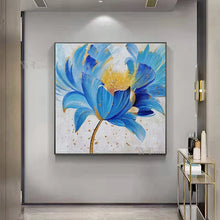 Carica l&#39;immagine nel visualizzatore della Galleria, Painter Hand-Painted Flowers Blooming Wealth Mural Wall Art Canvas Oil Painting Restaurant Bedroom Living Room Decoration Poster