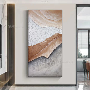 Abstract Canvas Art Hanging Poster Handmade Oil Painting Modern Wall Decoration Picture Living Room Bedroom Porch Large Mural