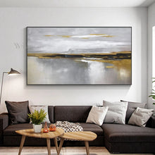 Carica l&#39;immagine nel visualizzatore della Galleria, New Abstract Art Poster 100% Handmade Canvas Wall Decor Oil Painting For Living Room Sofa Bedroom Bedside Acrylic Picture Custom