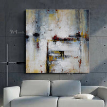 Charger l&#39;image dans la galerie, Home Aesthetics Decor Drawing Abstract Wall Canvas Art Picture 100% Handmade Oil Painting Texture Poster Living Room Restaurant