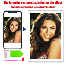 Carica l&#39;immagine nel visualizzatore della Galleria, Foto personalizzata fai da te pittura diamante regalo fatto a mano 5D kit ricamo diamante pieno mosaico diamante decorazioni per la casa regali commemorativi