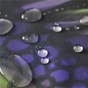 Purple Crystal  Marble Abstract Shower Curtain for Bathroom Turquoise Teal Mineral Rock Texture Modern Shower Curtain Sets