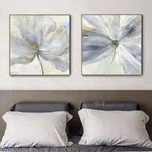 Carica l&#39;immagine nel visualizzatore della Galleria, Living Room Bedroom Dining Room Decor Poster Handmade Wall Artwork Canvas Picture Modern Abstract Floral Acrylic Unframed Mural