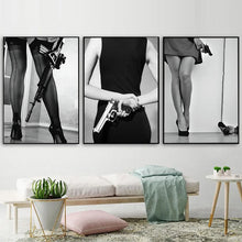 Carica l&#39;immagine nel visualizzatore della Galleria, Donne di lusso senza cornice tela pittura arte decorativa stampa poster immagine casa soggiorno camera da letto decorazione pittura