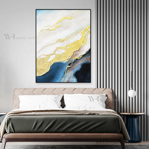 Modern Abstract Art 100% Hand Painted Acrylic Oil Painting Wall Decoration Poster Living Room Bedroom Porch Hotel Custom Picture