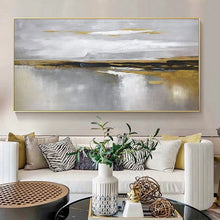 Carica l&#39;immagine nel visualizzatore della Galleria, New Abstract Art Poster 100% Handmade Canvas Wall Decor Oil Painting For Living Room Sofa Bedroom Bedside Acrylic Picture Custom