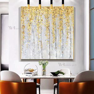 Handmade Oil Painting Abstract Lucky Trees Wall Art Canvas Picture Home Aesthetics Decor Poster Living Room Bedroom Restaurant