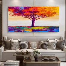 Load image into Gallery viewer, Room Decor Poster Nordic Abstract Tree Canvas Painting Wall Pictures Sticker For Living Room Home Decore Painting Free Shipping