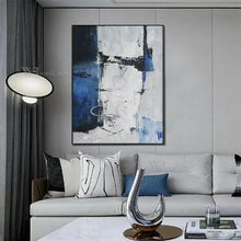 Carica l&#39;immagine nel visualizzatore della Galleria, Modern Minimalist Canvas Oil Painting Abstract Handmade Art Hanging Poster Wall Decor Aesthetic Image Living Room Bedroom Mural