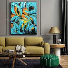 Carica l&#39;immagine nel visualizzatore della Galleria, Unique Texture Abstract Wall Oil Painting Pop Art Canvas Decorative Mural Hand Painted Acrylic Poster for Living Room Bedroom