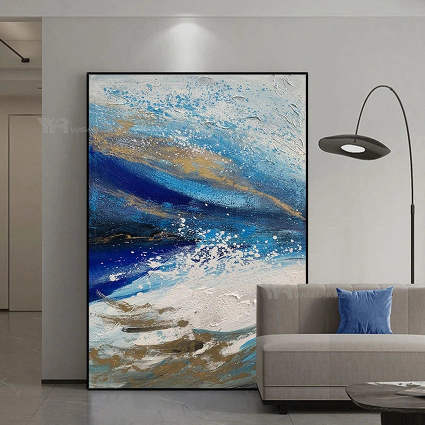 Wall Decor Oil Painting Nordic Abstract Art Handmade Canvas Poster Amazing Premium Aesthetic Murals for Living Room Porch Hotel