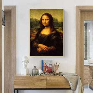 Home Decor Wall Art Canvas Painting Wall Pictures for Living Room Mona Lisa Canvas Prints Wall Painting Posters and Prints