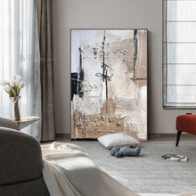 Carica l&#39;immagine nel visualizzatore della Galleria, Nordic Art Mural Canvas Poster For Wall Decor Picture Handmade Oil Painting Home Aesthetics Hanging Image Living Room Bedroom