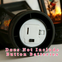 Laden Sie das Bild in den Galerie-Viewer, Halloween-Kürbis-Schloss, dekorative Lampe, simulierte Flamme, LED-Windlicht, kleine Handlaterne für Feiertags-Bar-Halloween-Dekoration