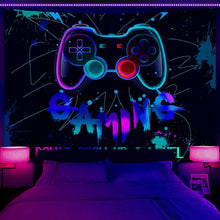 Carica l&#39;immagine nel visualizzatore della Galleria, NYMB Arazzo Cyberpunk Fluorescente Astronauta Ultravioletto Fantasia Psichedelica Hippie Arazzo Appeso a Parete per l&#39;Arredamento della Camera da Letto