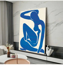 Load image into Gallery viewer, White Wall Picture Poster Print Home Decor Beautiful  Woman abstract Bedroom Wall Art Canvas Painting  room decoration